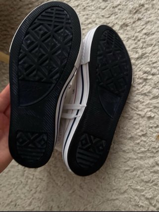 Converse plataforma blancas