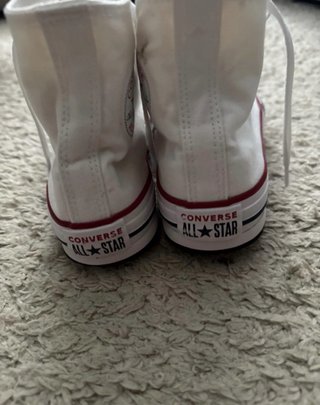 Converse plataforma blancas