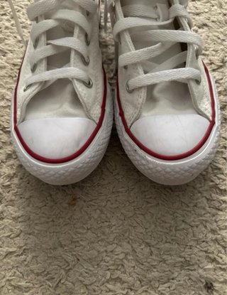 Converse plataforma blancas