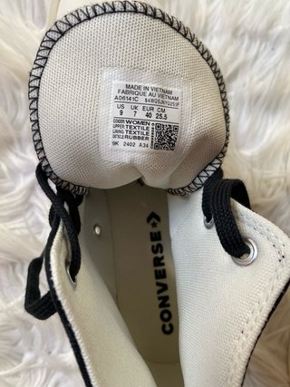 Converse Platform Nere Bianche