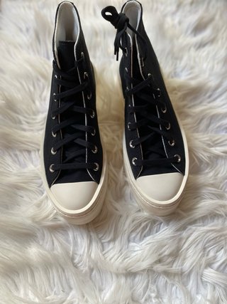 Converse Platform Nere Bianche