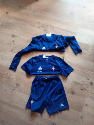 Equipación Celta Fortuna 3 piezas Adidas T 11-12