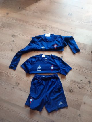 Equipación Celta Fortuna 3 piezas Adidas T 11-12