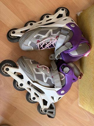 Patines Oxelo Roller Fit 3 Junior Morado