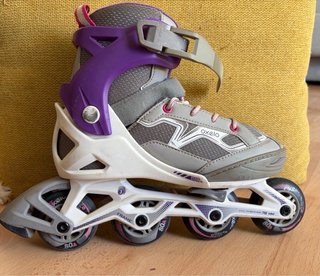 Patines Oxelo Roller Fit 3 Junior Morado