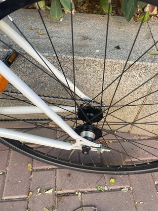 Bicicleta Fixie ELOPS Blanca