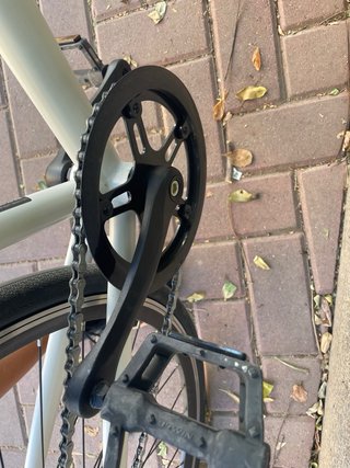 Bicicleta Fixie ELOPS Blanca