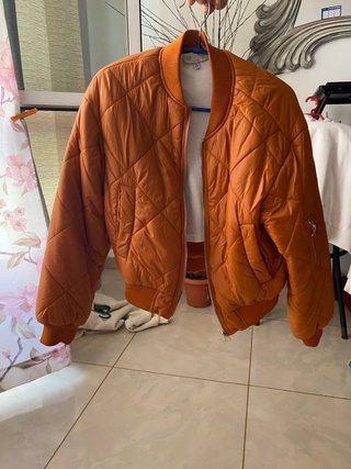 Chaqueta acolchada F&F blanca Talla XS