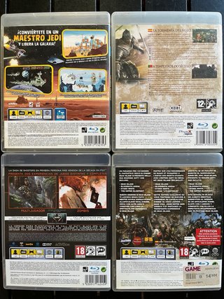 Juegos PS3 5€/unidad