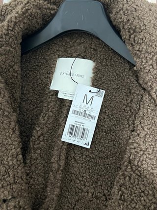 Chaqueta efecto piel forrada M