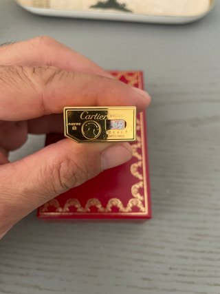 Accendino Cartier Must Vintage Placcato Oro