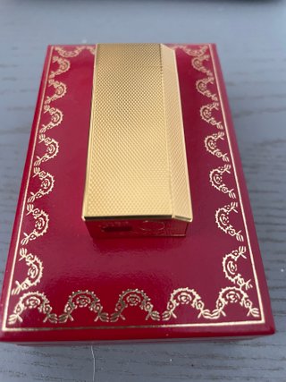 Accendino Cartier Must Vintage Placcato Oro
