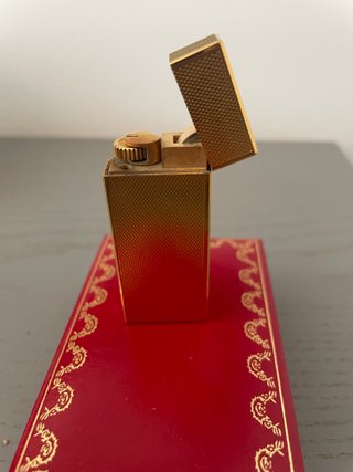 Accendino Cartier Must Vintage Placcato Oro