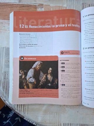 Lengua castellana y literatura 1, Le Bachillerato