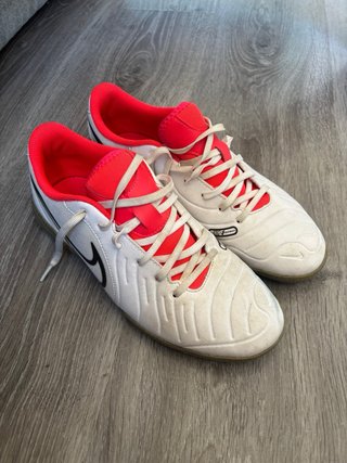 Zapatillas Nike Futbol Sala Blancas y Rojas