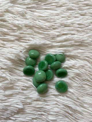 Gemme di Vetro Decorative Verdi 400g