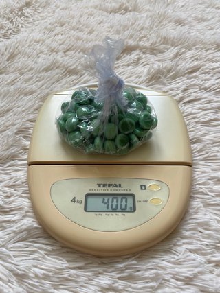 Gemme di Vetro Decorative Verdi 400g