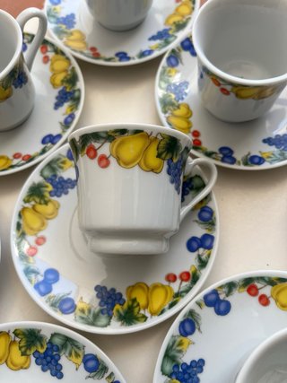 Juego de Café porcelana 8 servicios