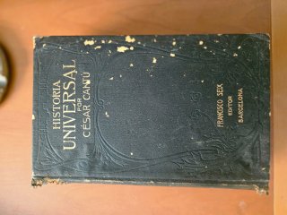 Historia Universal de César Cantú. Tomos VI,VII,IX