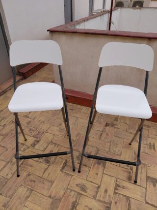 Taburetes plegables Ikea (2 unidades)