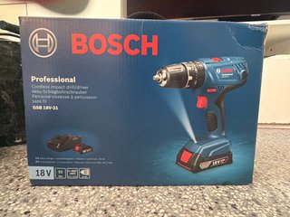 Taladro Bosch GSB 18V-21 Profesional SIN ESTRENAR