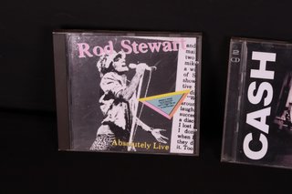 Lote 5 CDs Rock: Rod Stewart, Cash, Rolling Stones