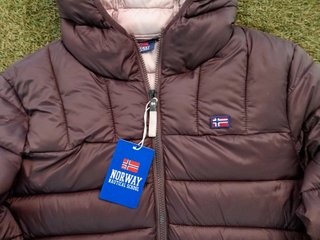 Chaqueta Norway Nautical School acolchada marrón t
