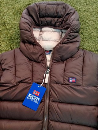 Chaqueta Norway Nautical School acolchada marrón t
