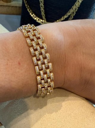 Pulsera Xuping Oro 18k Laminado