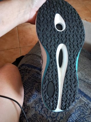 Zapatillas CHUNTA blancas y azules