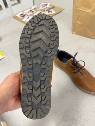 Zapatillas de vestir marrones