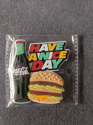 Imán Coca-Cola y McDonald's
