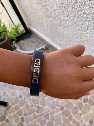 Pulsera CH Carolina Herrera Azul y Dorada
