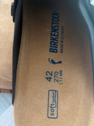 Birkenstock Boston Negro Talla 42