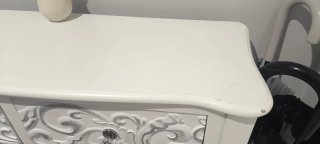 Mueble recibidor blanco madera