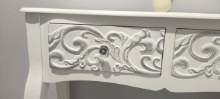 Mueble recibidor blanco madera
