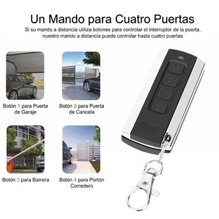 Estrenar! Mando Garaje Universal Rolling Code 4en1