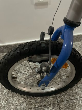 Bicicleta Infantil Btwin Roja y Azul