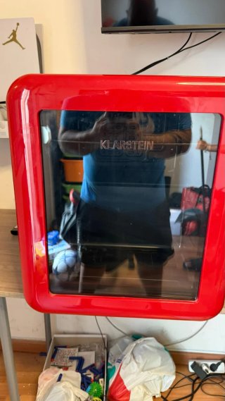 Nevera Klarstein Roja