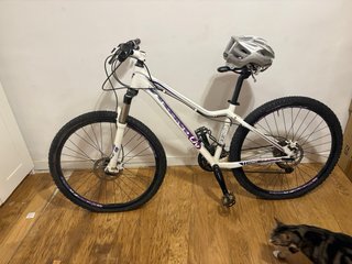 Bicicleta de montaña Giant Tempt blanca