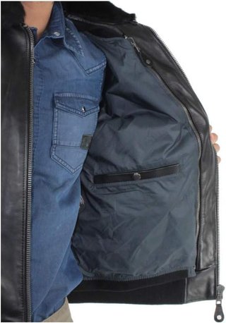 Chaqueta Biker de piel, Schott NYC Lc1380