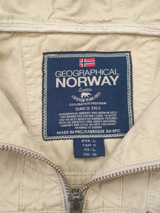 Parka Geographical Norway Beige Talla L