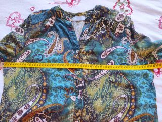 Camisa estampada multicolor