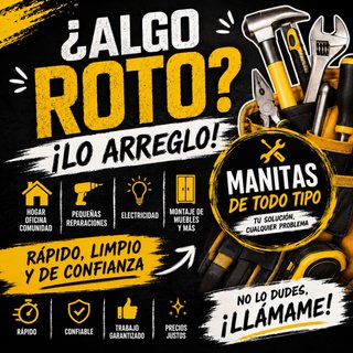 MANITAS | REPARACIONES Y CHAPUZAS DE TODO TIPO ️