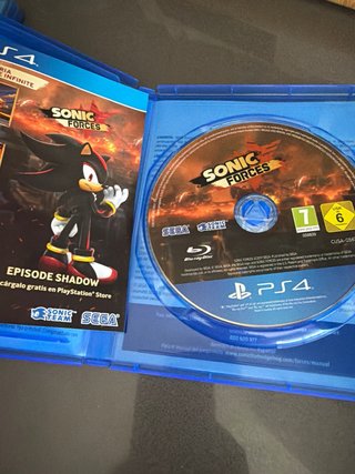 Juego FIFA 18 PS4 (PlayStation 4) y sonic forces