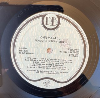 Vinile John Mayall No More Interviews