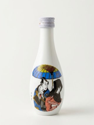 Botella Sake Japonesa Vintage Cerámica