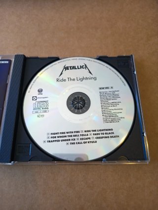 CD Metallica Ride the Lightning