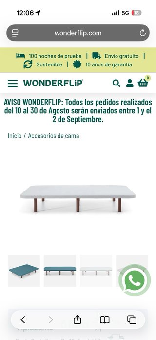 Base tapizada blanco 100% algodón orgánico puro.