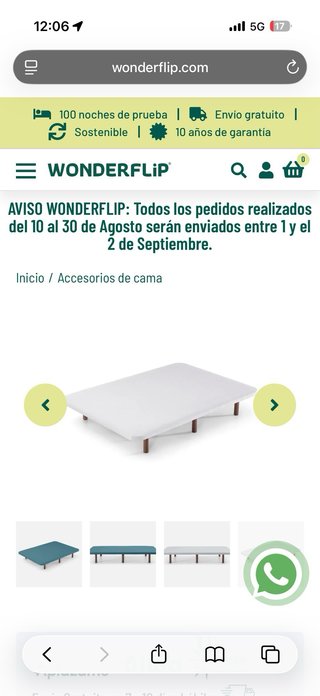 Base tapizada blanco 100% algodón orgánico puro.